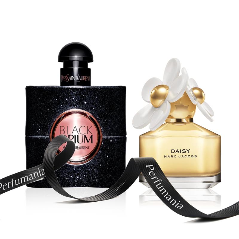 Bundle for Women: Daisy by Marc Jacobs and Black Opium by Yves Saint L –  Perfumania