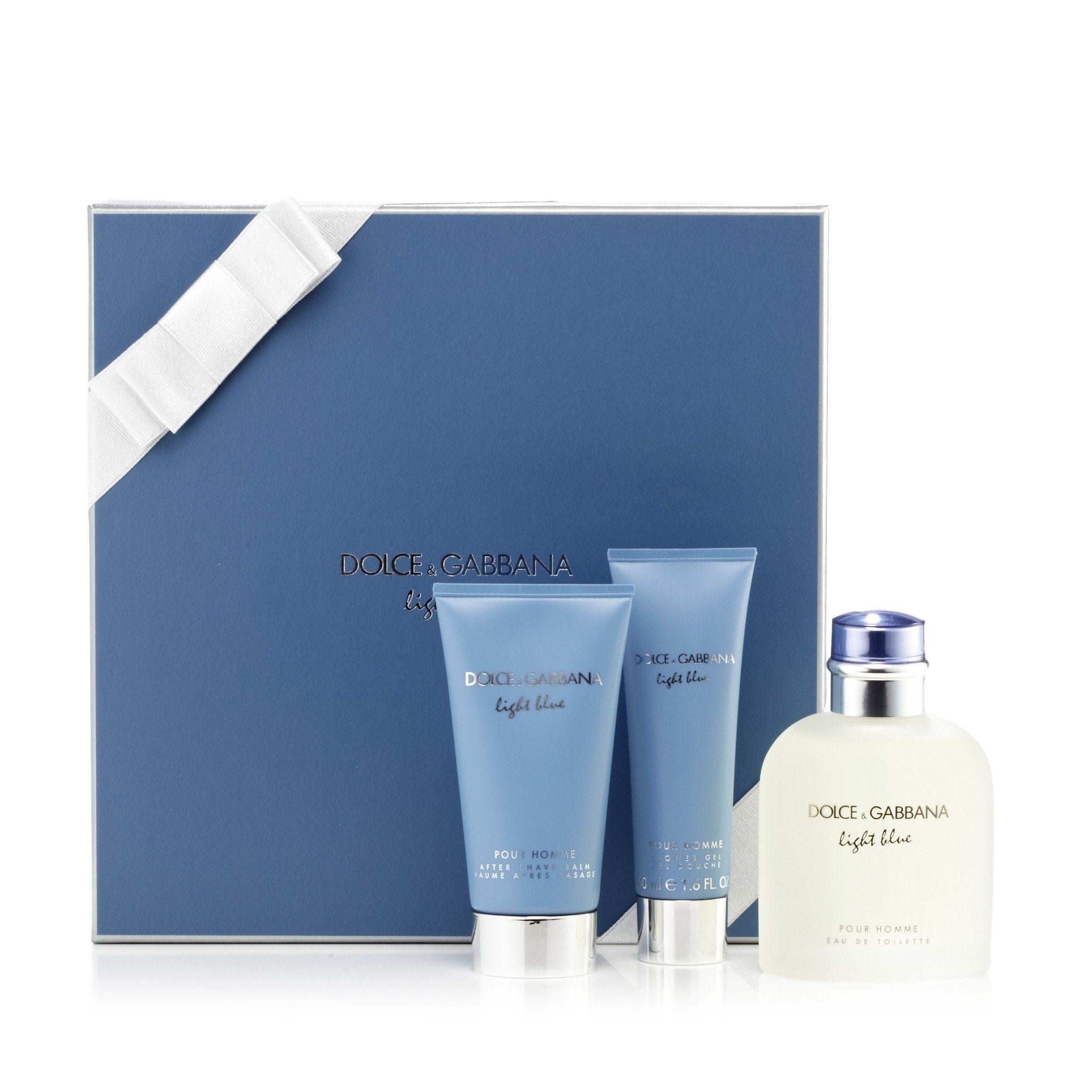 Dolce and gabbana light blue gift set for him Clearance
