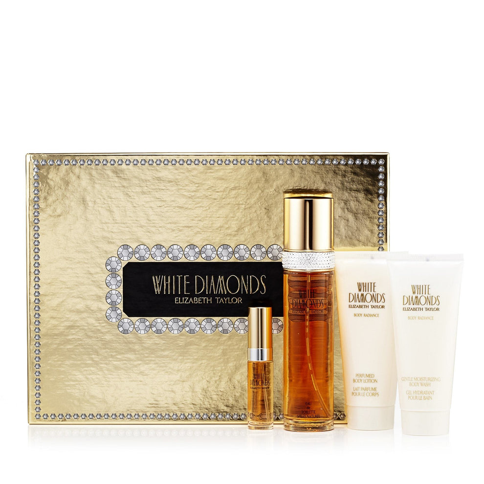 White Diamonds Gift Set Eau de Toilette, Body Lotion and Shower Gel for Women by Elizabeth Taylor Product image 2