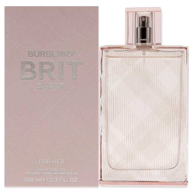 Burberry brit sheer for women 100ml eau de toilette spray Clearance
