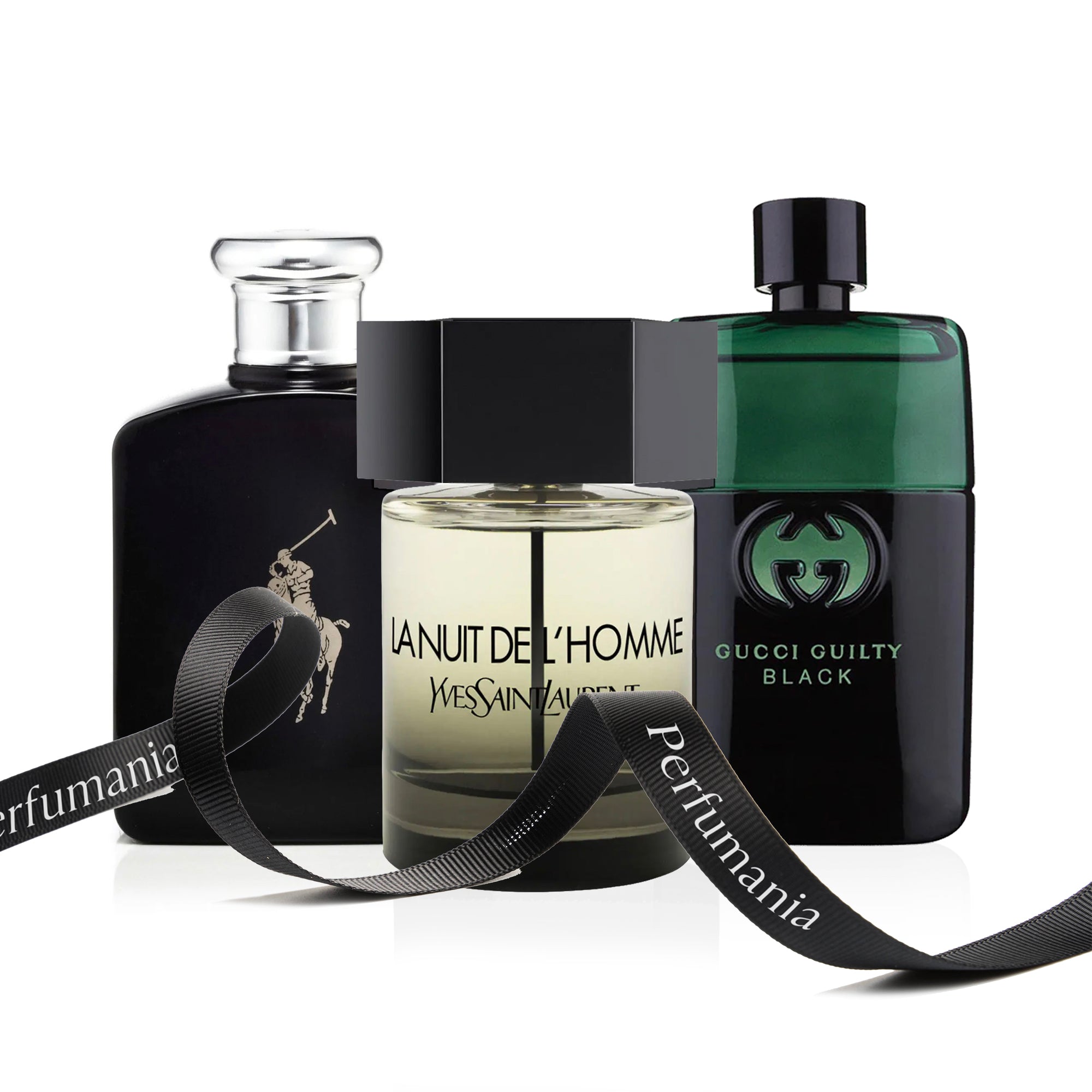 Polo Black by Ralph Lauren and L'Homme La Nuit by Ysl and Guilty Essence by Gucci Featured image