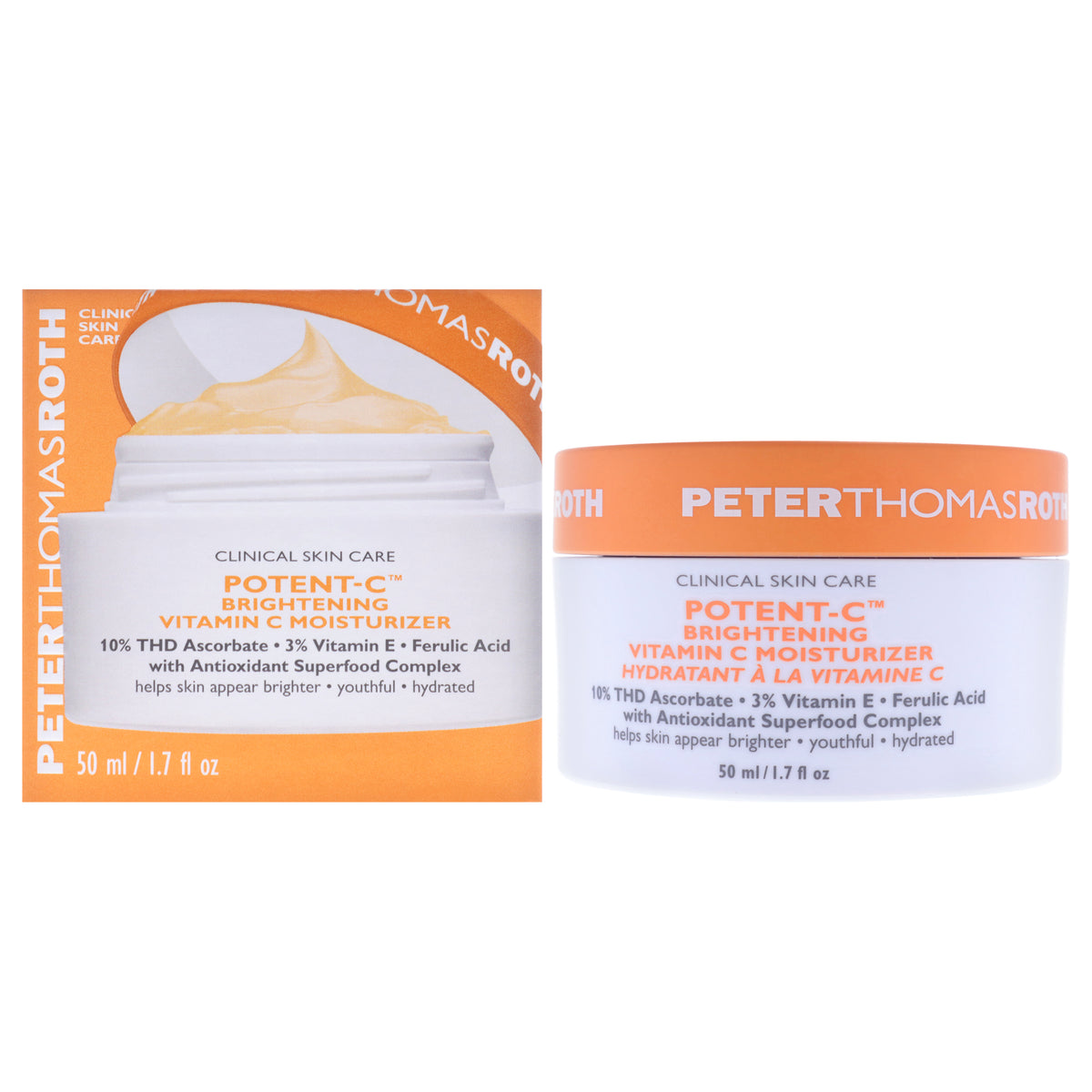 Potent-C Bright and Plump Moisturizer by Peter Thomas Roth for Unisex - 1.7 oz Moisturizer