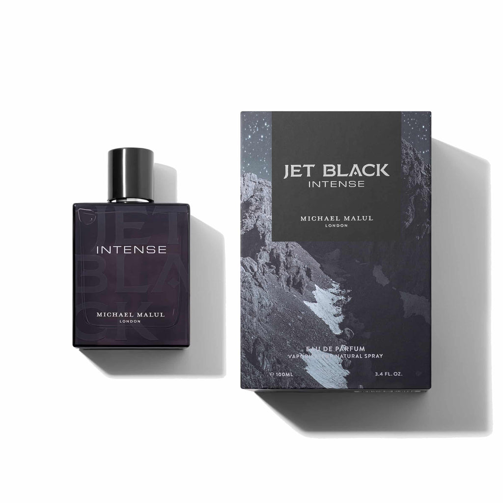 Jet Black Intense Eau De Parfum Spray for Men by Michael Malul
