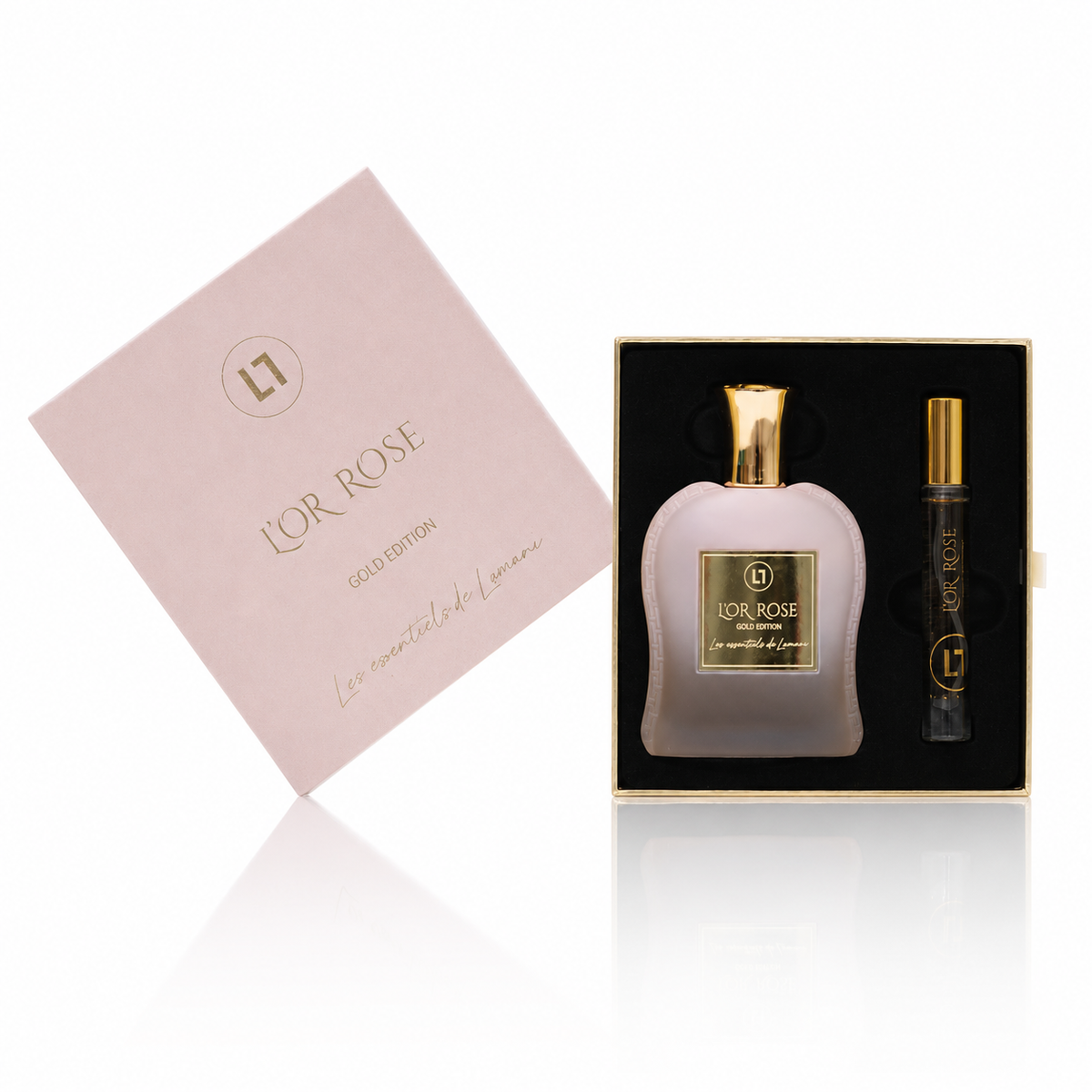 Les Essentiels de Lomani L'or Rose Gold Edition Gift Set