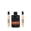 The Most Wanted 3.4 oz Parfum alongside 2 miniature vials.