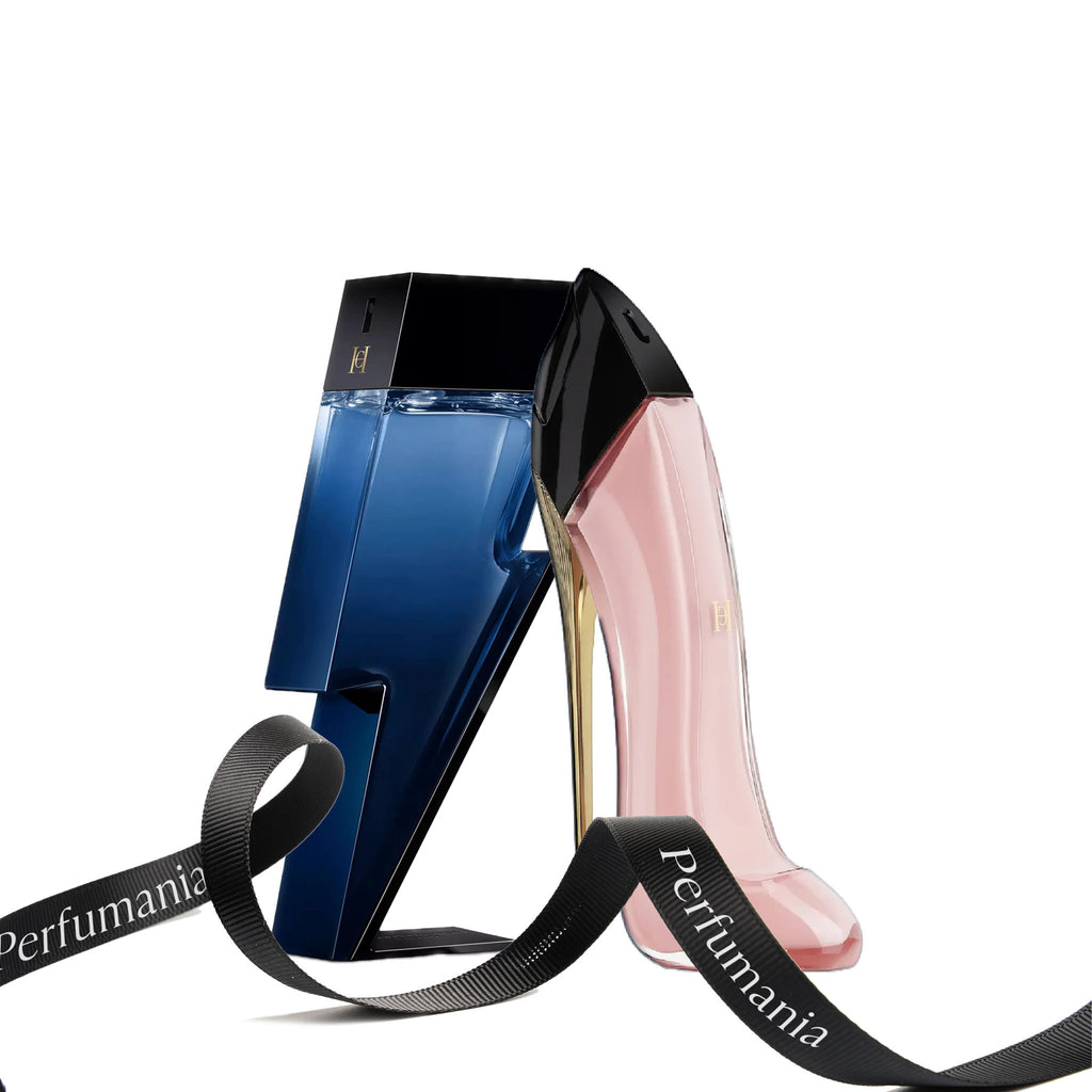 Bad Boy Cobalt Eau de Parfum 3.4 oz. and Good Girl Blush Eau de Parfum 2.7 oz. by Carolina Herrera.