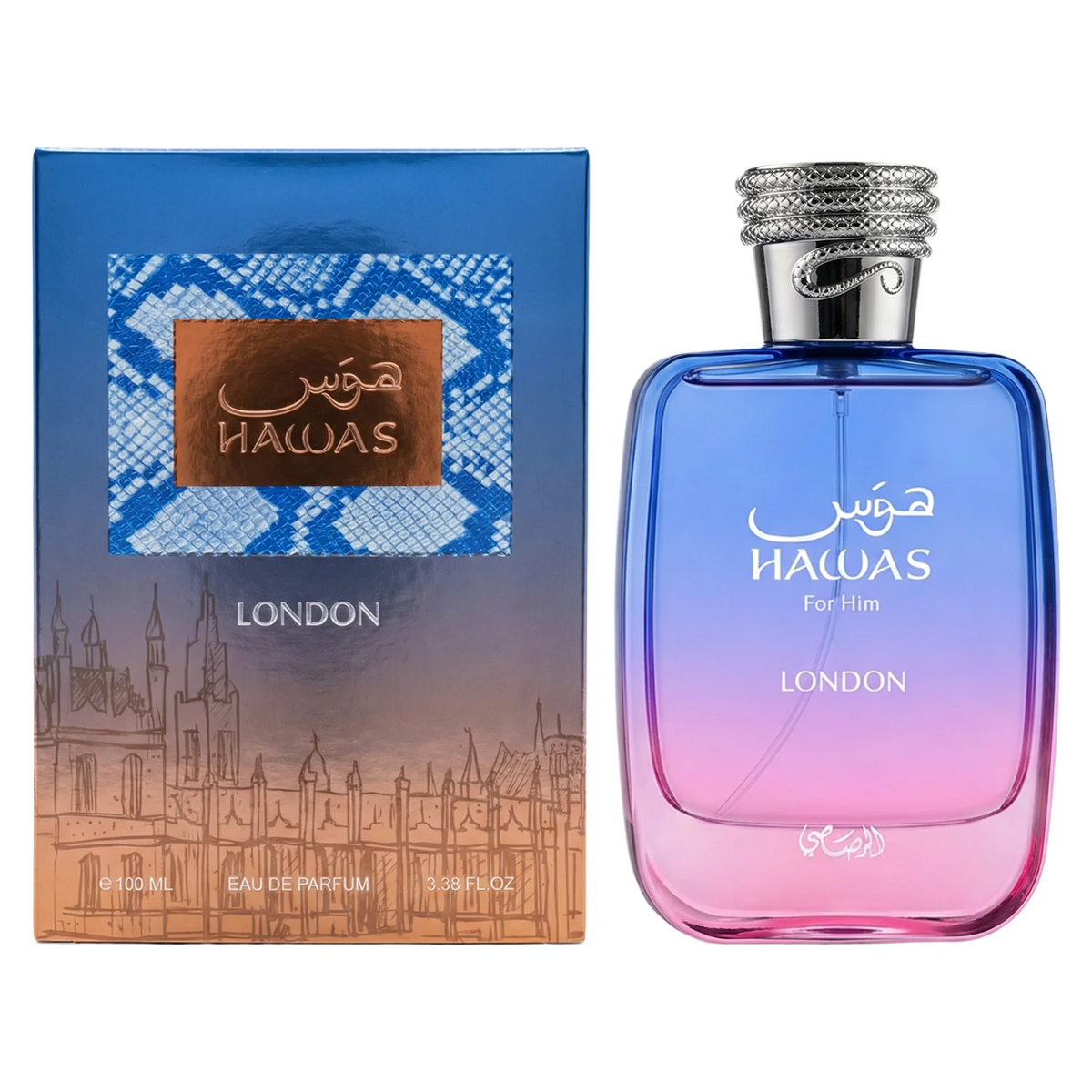 Hawas London Eau de Parfum 3.4 oz.