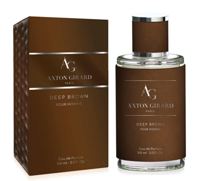 Deep Brown Eau De Parfum Spray for Men by Axton Girard