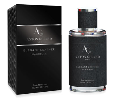 Elegant Leather Eau de Parfum Spray for Men by Axton Girard