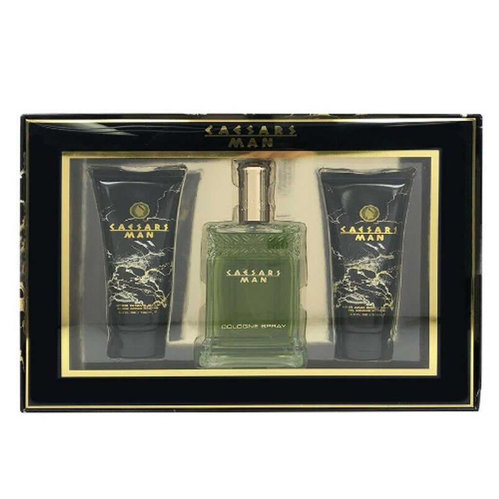 Man Set Cologne, After Shave and Body Wash for Men by Caesar's