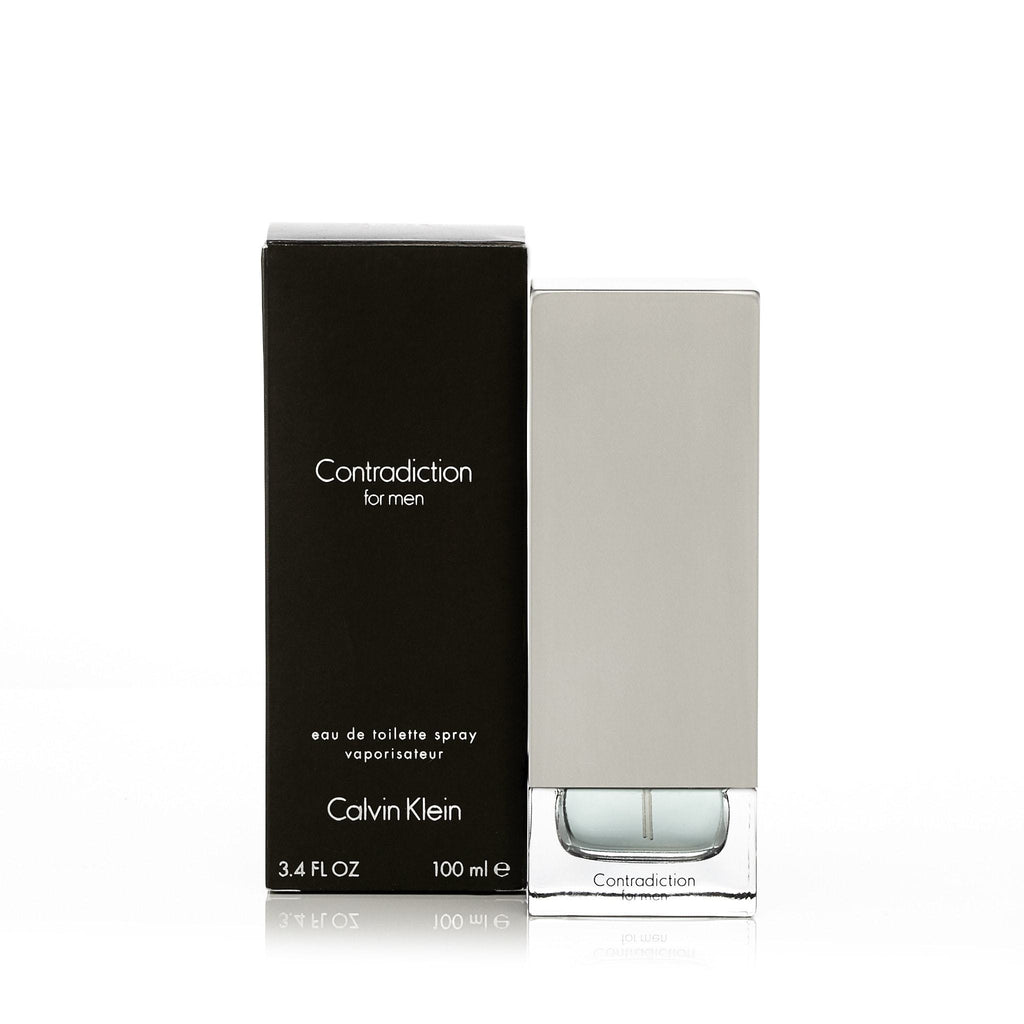 Contradiction Eau de Toilette Spray for Men by Calvin Klein 3.4 oz.