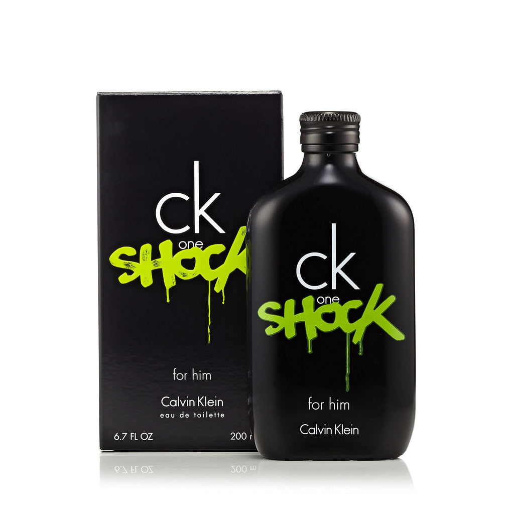 CK One Shock Eau de Toilette Spray for Men by Calvin Klein 6.7 oz.