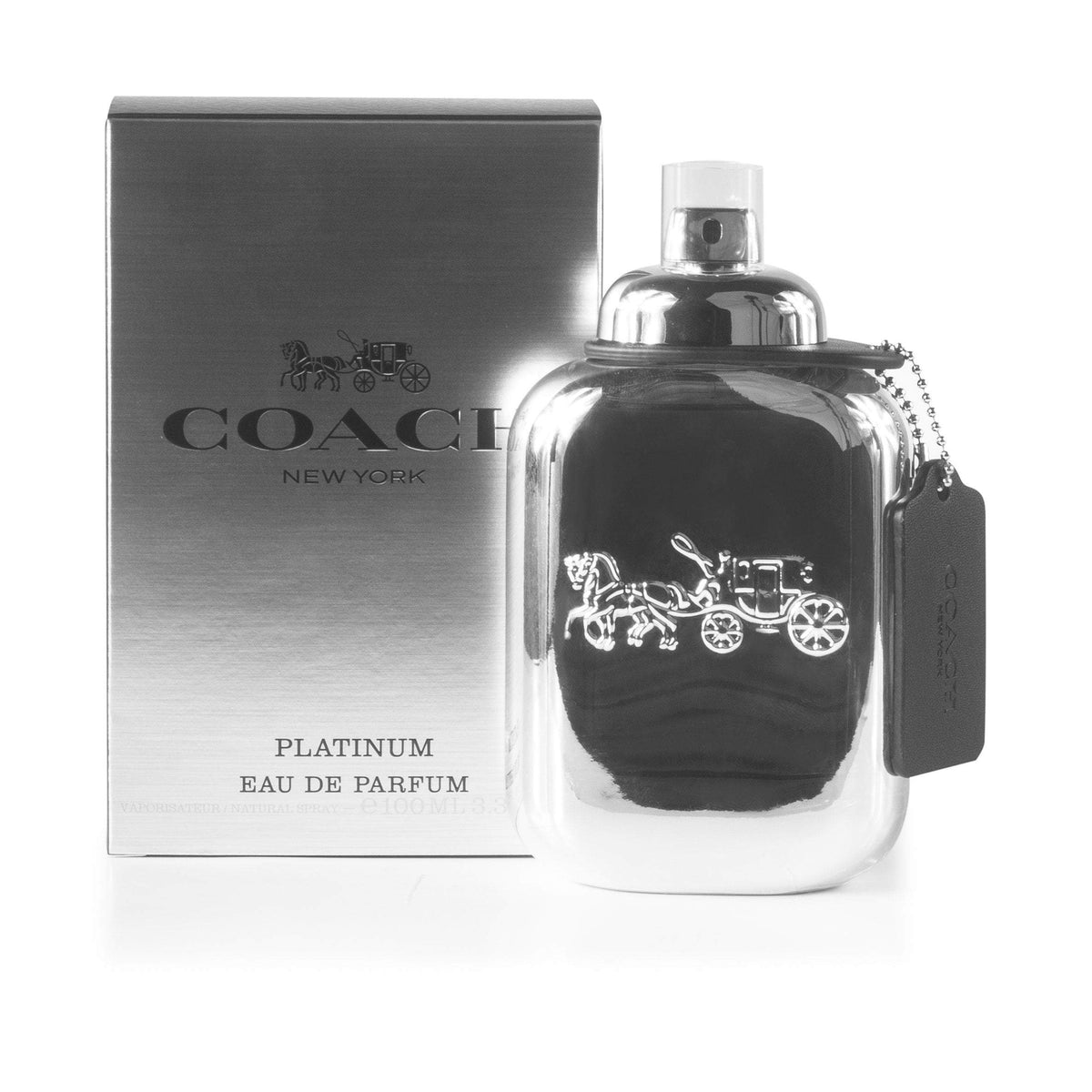 Coach Platinum Eau de Parfum Spray for Men by Coach 3.3 oz.