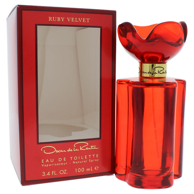 Ruby Velvet by Oscar De La Renta for Women - Eau De Toilette Spray