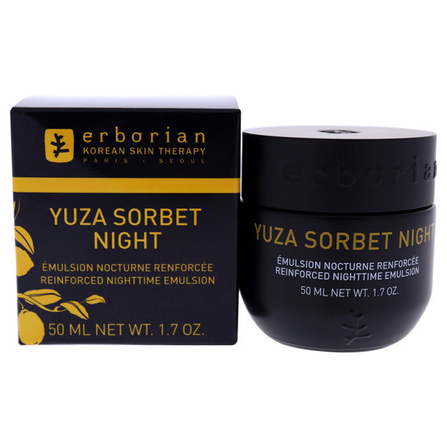 Yuza Sorbet Night Emulsion by Erborian for Women - 1.7 oz Emulsion