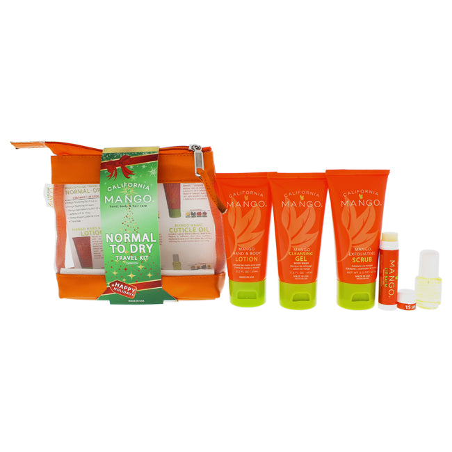 Mango to Go Travel Kit - Normal to Dry Skin by California Mango for Un