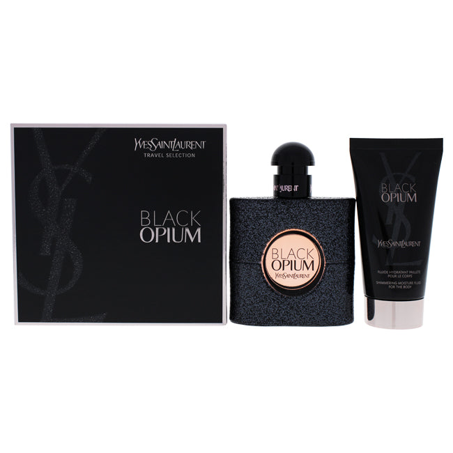 Black Opium by Yves Saint Laurent for Women - 2 Pc Gift Set 