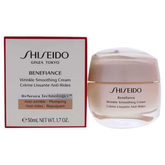 Benefiance Wrinkle Smoothing Cream by Shiseido for Unisex - 1.7 oz Cre