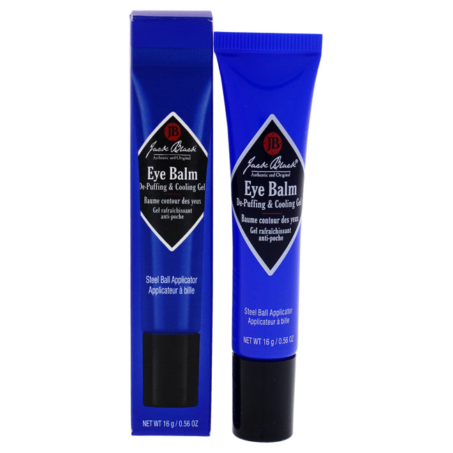 Eye Balm De-Puffing and Cooling Gel by Jack Black for Unisex - 0.56 oz