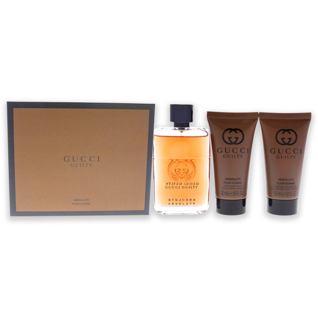 Gucci Guilty Absolute by Gucci for Men - 3 Pc Gift Set – Perfumania