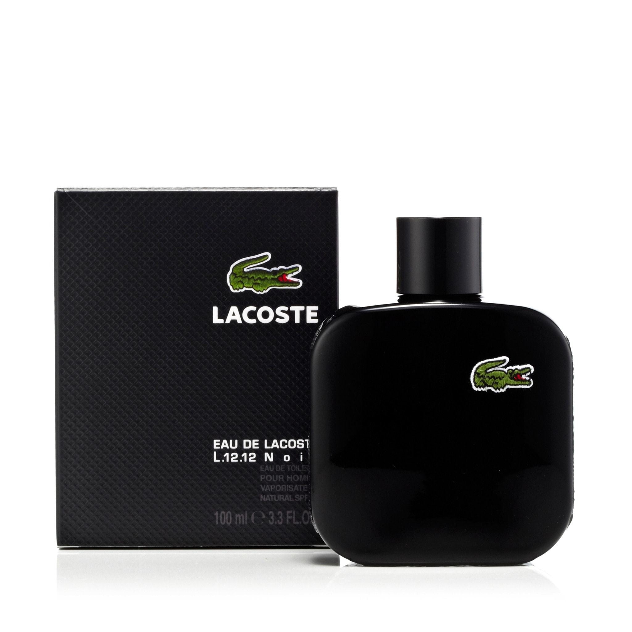Eau De Lacoste L.12.12 Noir For Men By Lacoste Eau De Toilette Spray Perfumania