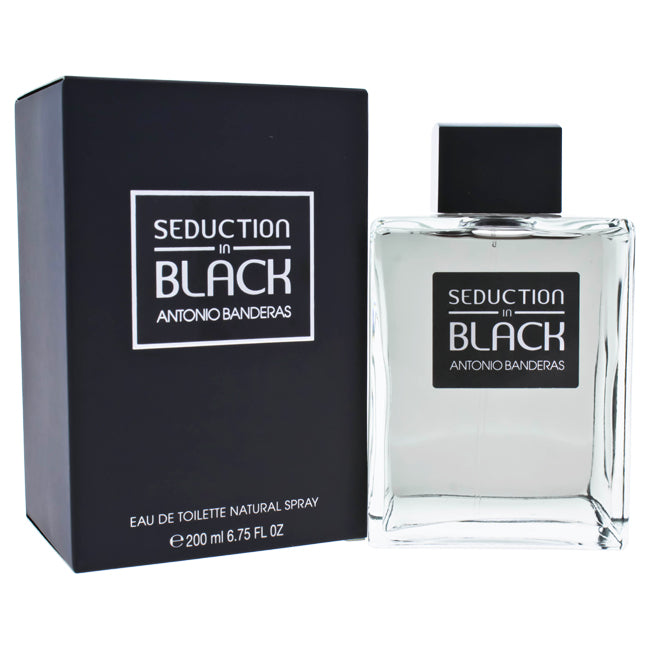 Seduction Black by Antonio Banderas for Men - EDT Spray