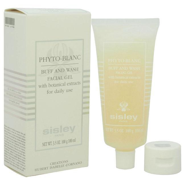 Phyto- Blanc Buff and Wash Facial Gel by Sisley for Unisex - 3.5 oz Ge