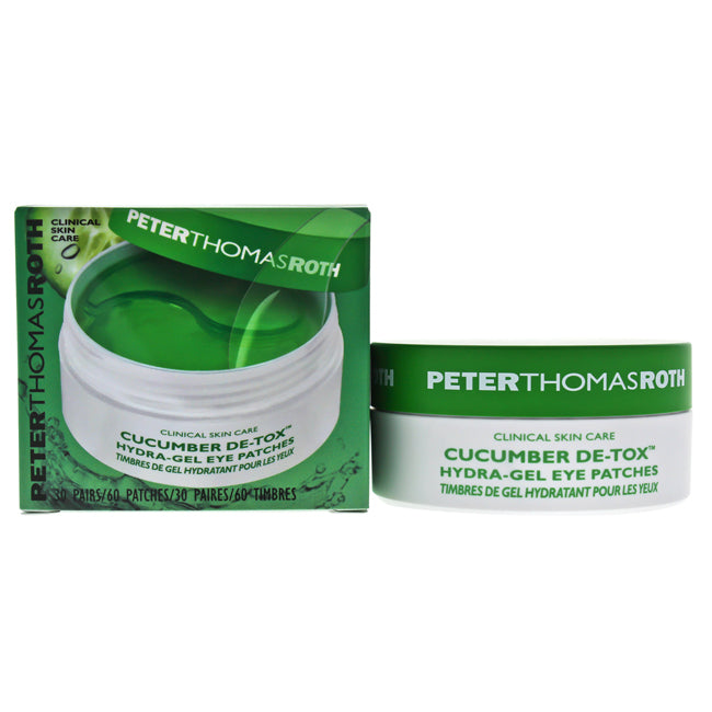 Cucumber De-Tox Hydra-Gel Eye Patches by Peter Thomas Roth for Unisex