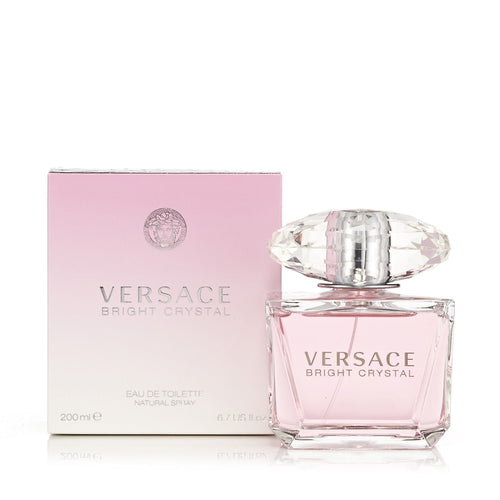 Bright Crystal Eau de Toilette Spray for Women by Versace 6.7 oz with box and bottle